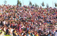 Crowd on a hill